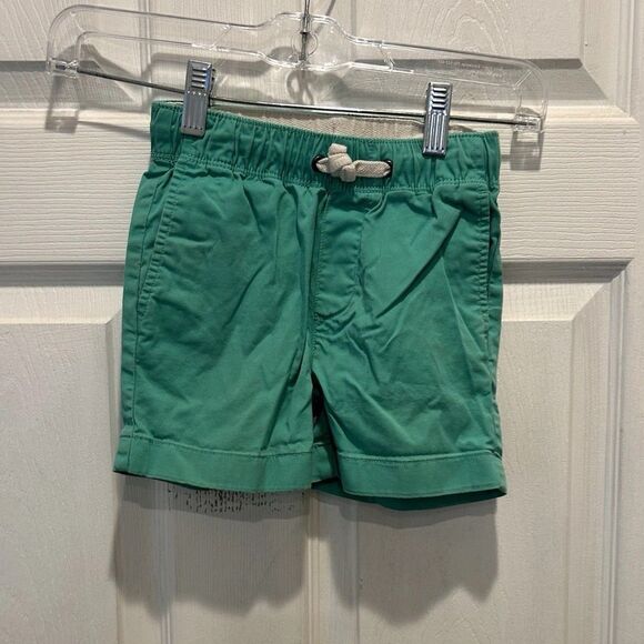 J. Crew Crewcuts‎ Green Dock Shorts Pockets Toddler Boys Size 3 Beach School - Picture 1 of 5